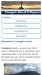 Mobile Screenshot of camiguin-island.com
