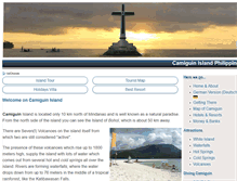 Tablet Screenshot of camiguin-island.com